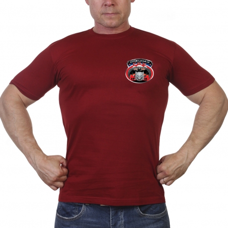 Краповая мужская футболка Спецназ ГРУ 