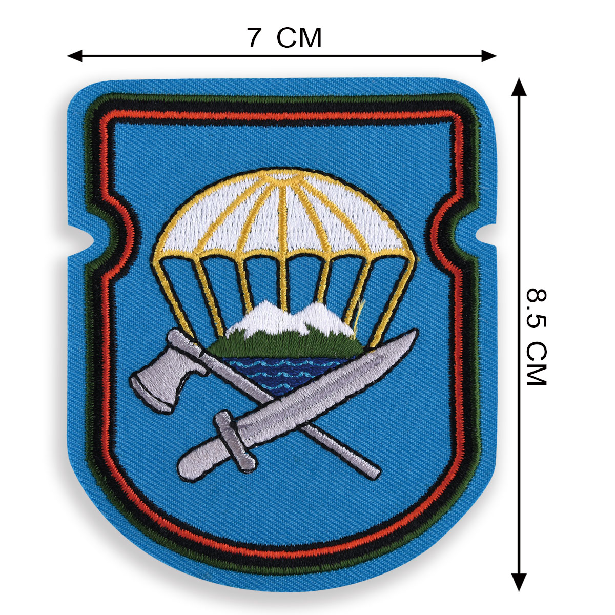 Нарукавный знак ВДВ "629-й отдельный инженерно-сапёрный батальон 7-ой ДШД" 
