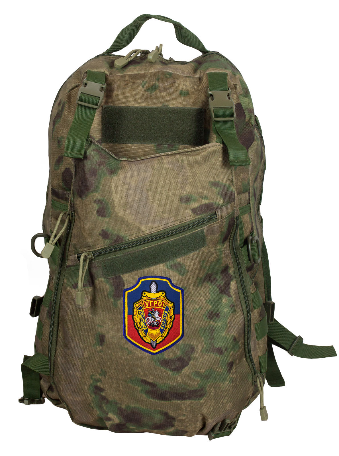 Надежный вместительный рюкзак с нашивкой УГРО 