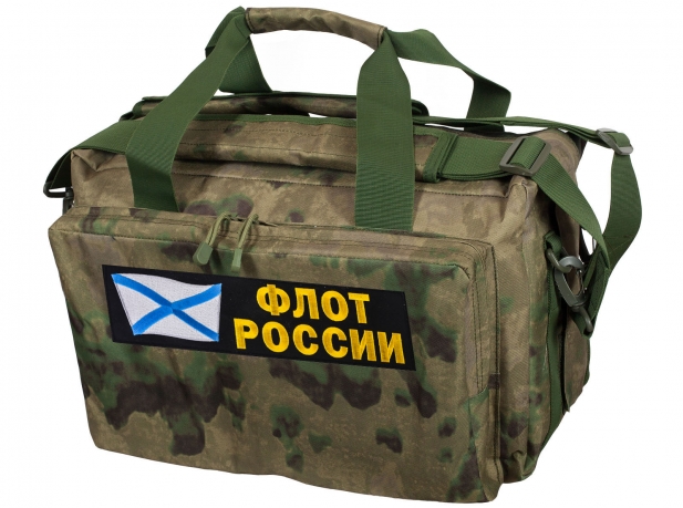 Армейская сумка-баул с нашивкой Флот России 