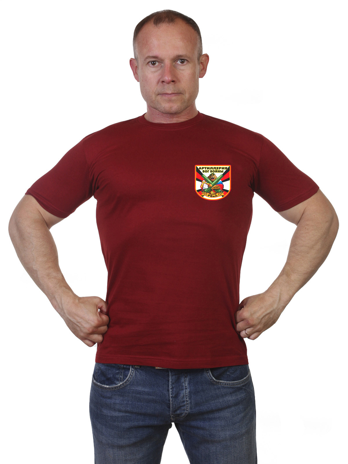 Краповая футболка РВиА с девизом 