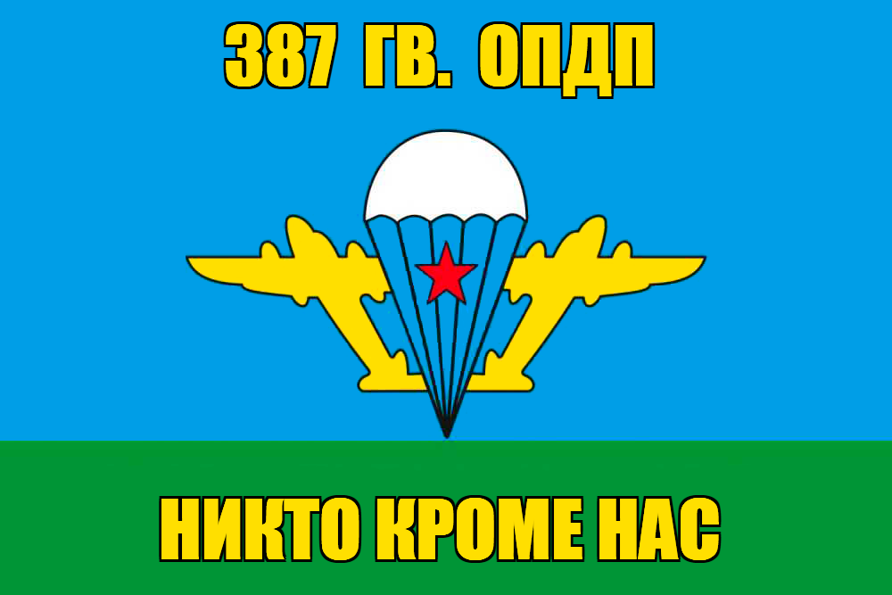 Флаг 387 гв. ОПДП
