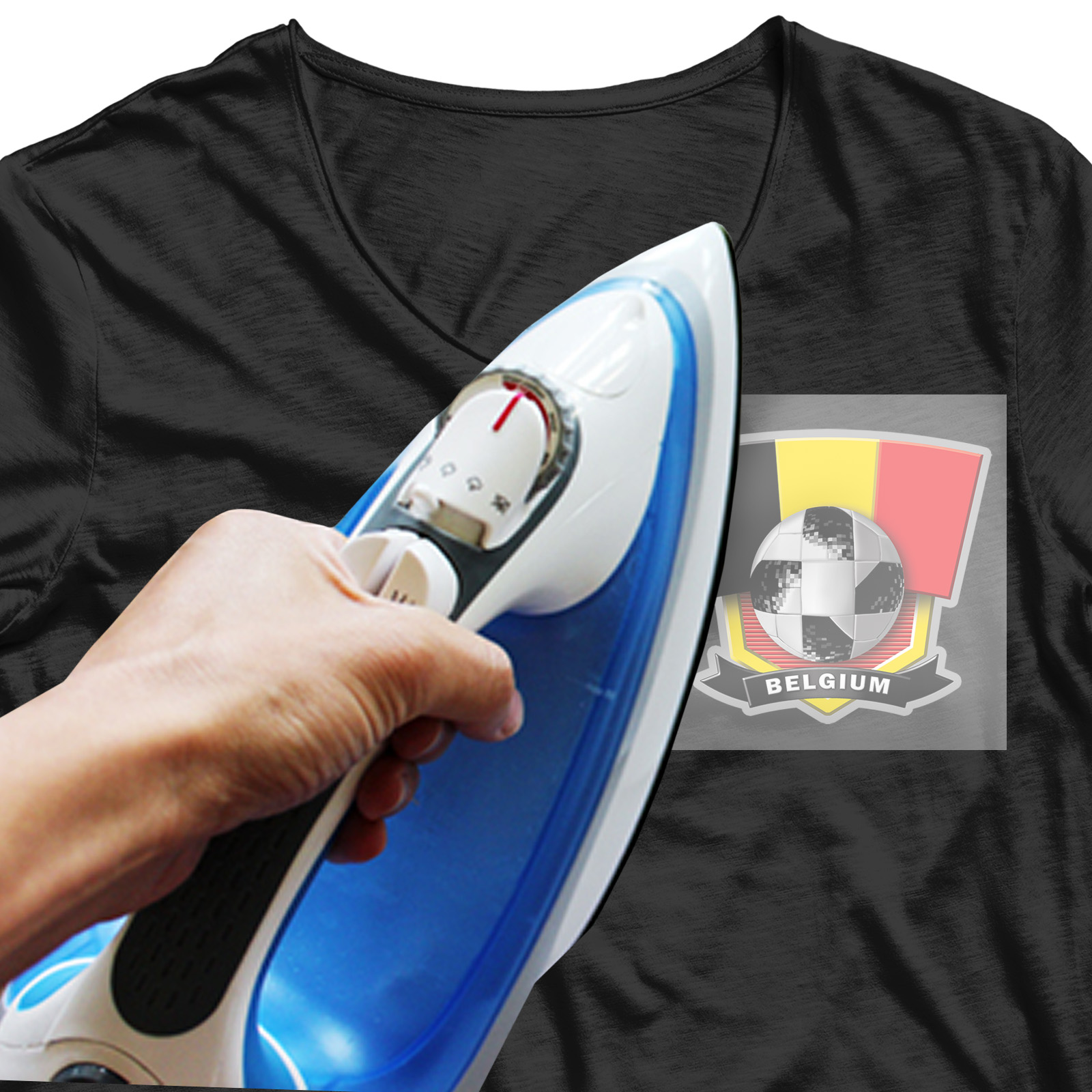 Сублимация на футболку Belgium 