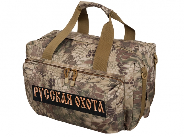Тактическая сумка для походов с нашивкой Русская Охота 