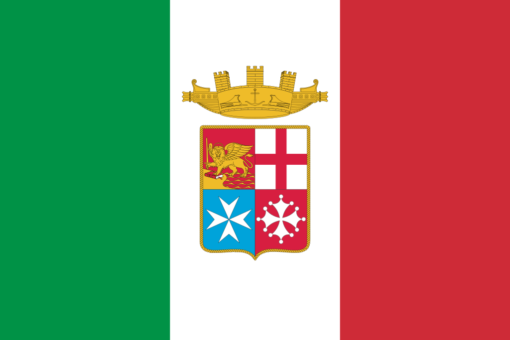 Флаг ВМС (военно-морские силы) Италии