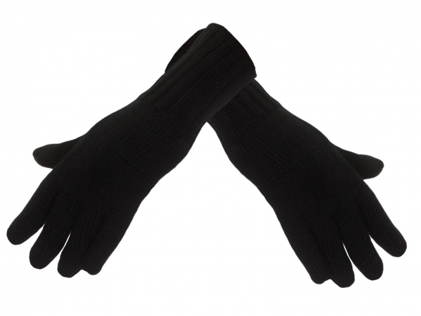 Классические черные вязаные перчатки Heat Holders 
