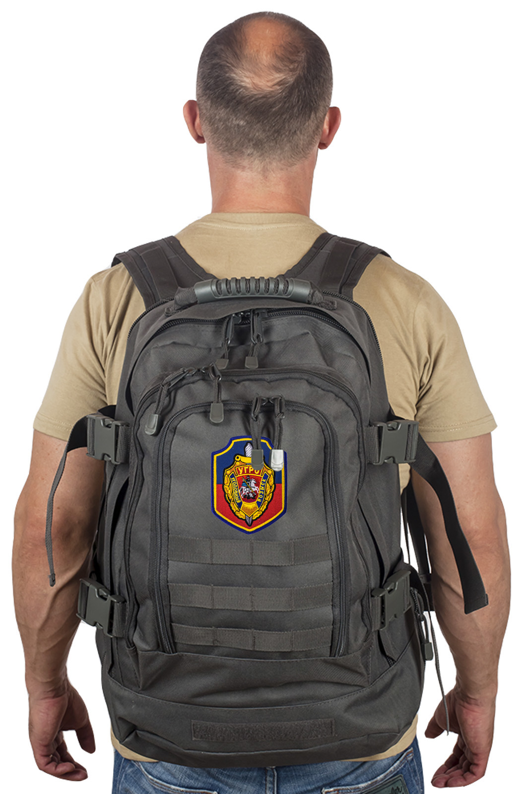 Армейский универсальный рюкзак с нашивкой УГРО 