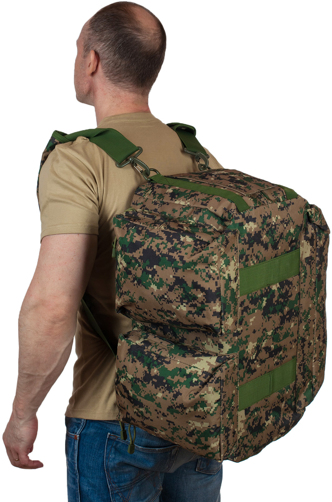 Армейская дорожная сумка с нашивкой Росгвардия 