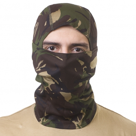 Тактическая маска-подшлемник камуфляжа DPM 
