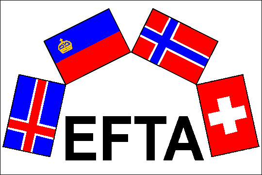 Флаг Европейская ассоциация свободной торговли
