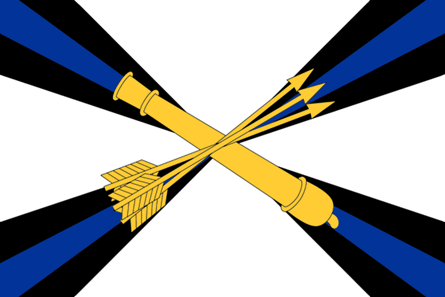 Флаг войсковой противовоздушной обороны (ПВО)