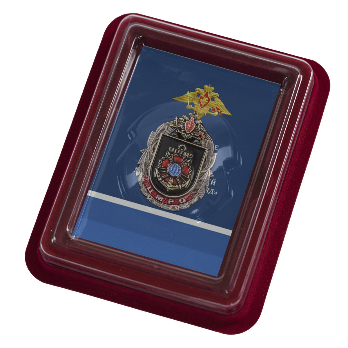 Знак 318 ЦМРО в футляре с удостоверением