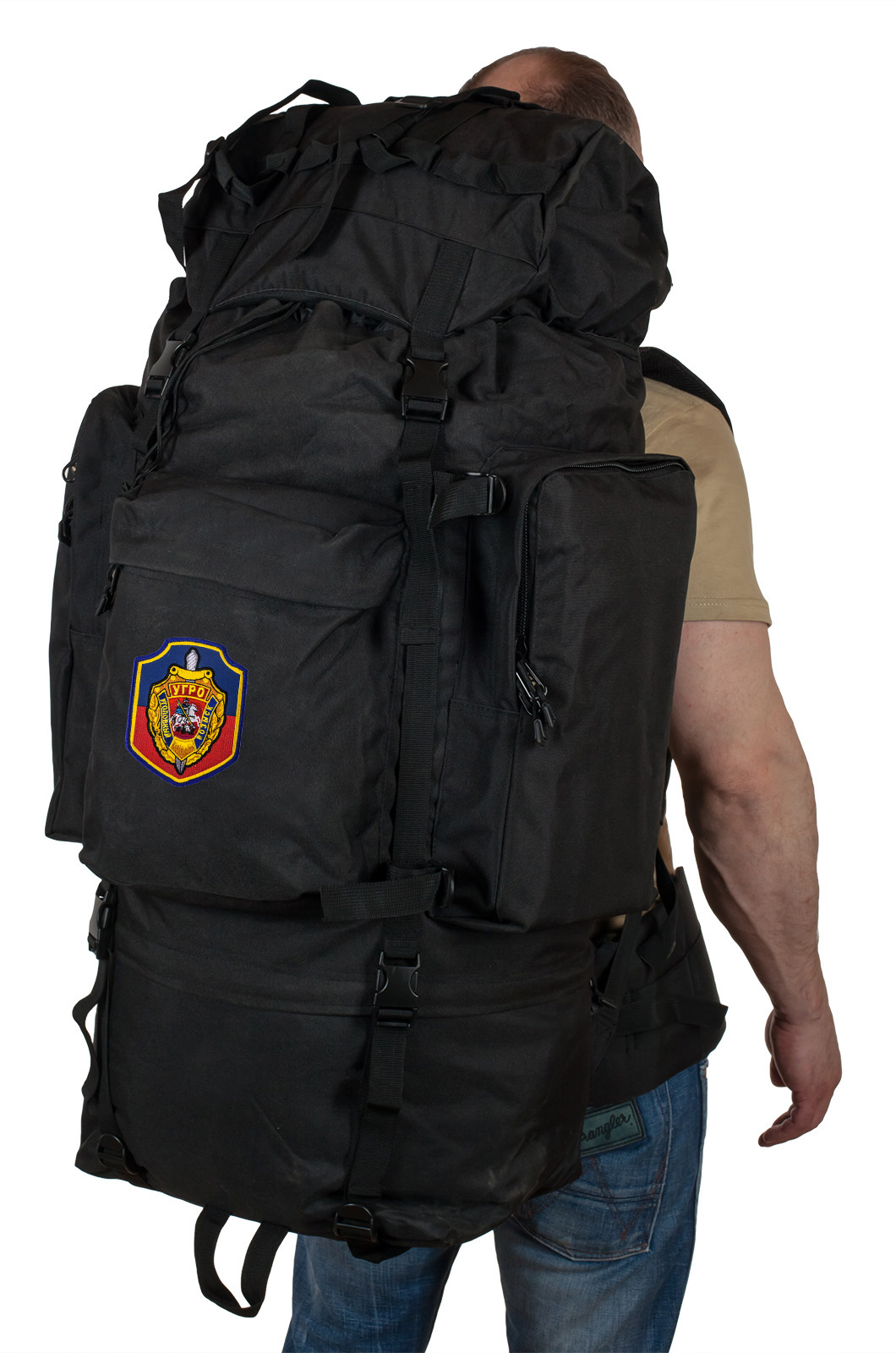 Многодневный вместительный рюкзак с нашивкой УГРО 