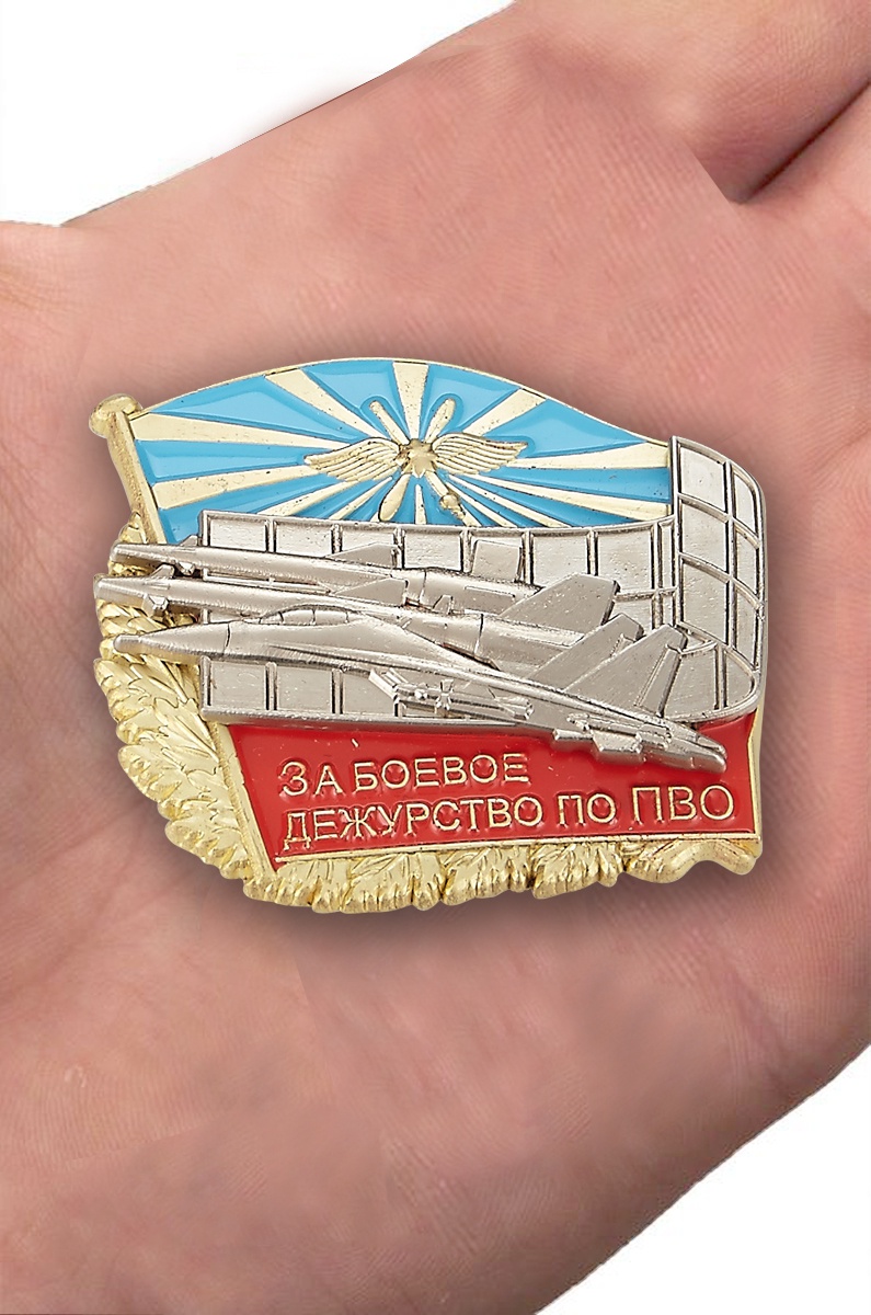 Знак ВКС "За боевое дежурство по ПВО" 