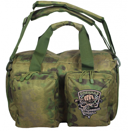 Удобная полевая сумка в камуфляже Росгвардии "Мох" (65 л) 