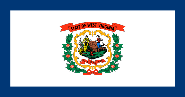 Флаг штата Западная Виргиния