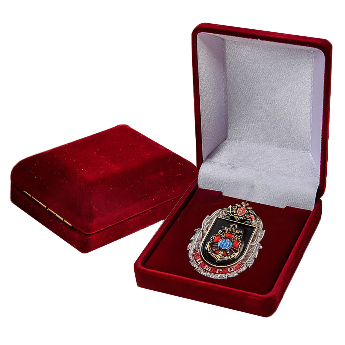 Знак 318 ЦМРО в бархатистом футляре