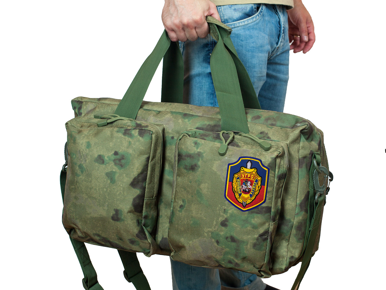 Камуфлированная тактическая сумка с нашивкой УГРО 