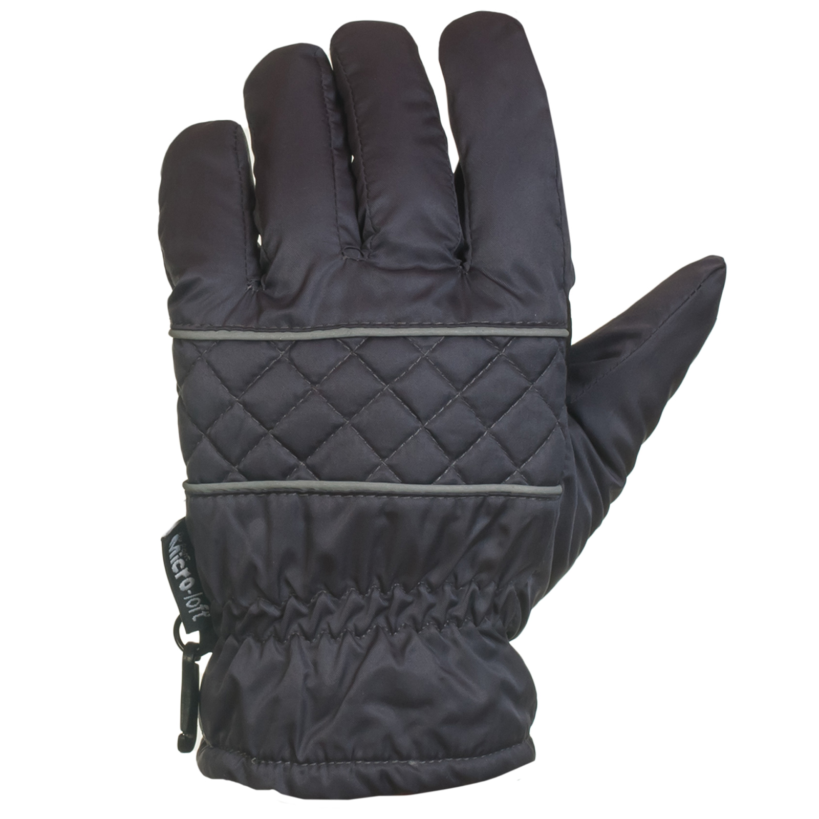 Эксклюзивные перчатки с черными вставками на ладонях 