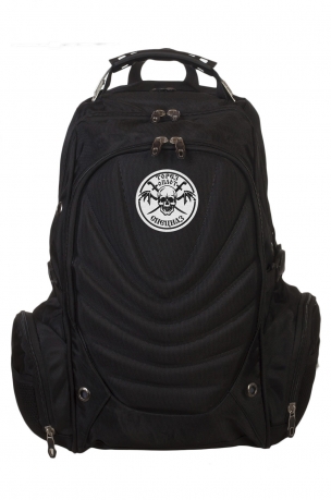 Практичный черный рюкзак с нашивкой ОПЛОТ Спецназ (29 л) 