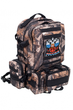 Тактический рюкзак US Assault  камуфляж Realtree с эмблемой "Россия"  