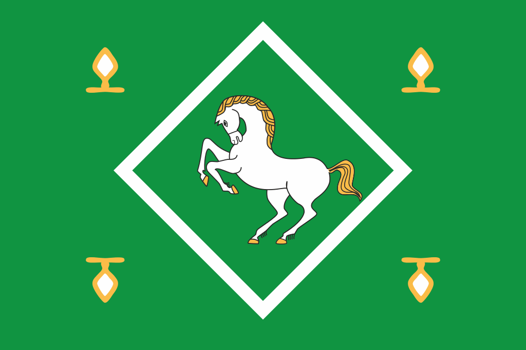 Флаг Янаульский район Республики Башкортостан