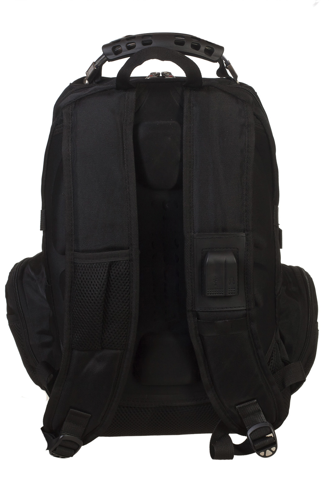 Надежный черный рюкзак с гербом России (29 л) 