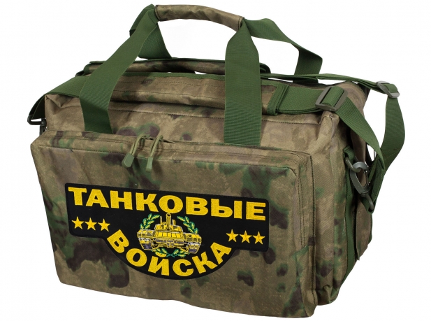 Военная походная сумка с нашивкой Танковые Войска 
