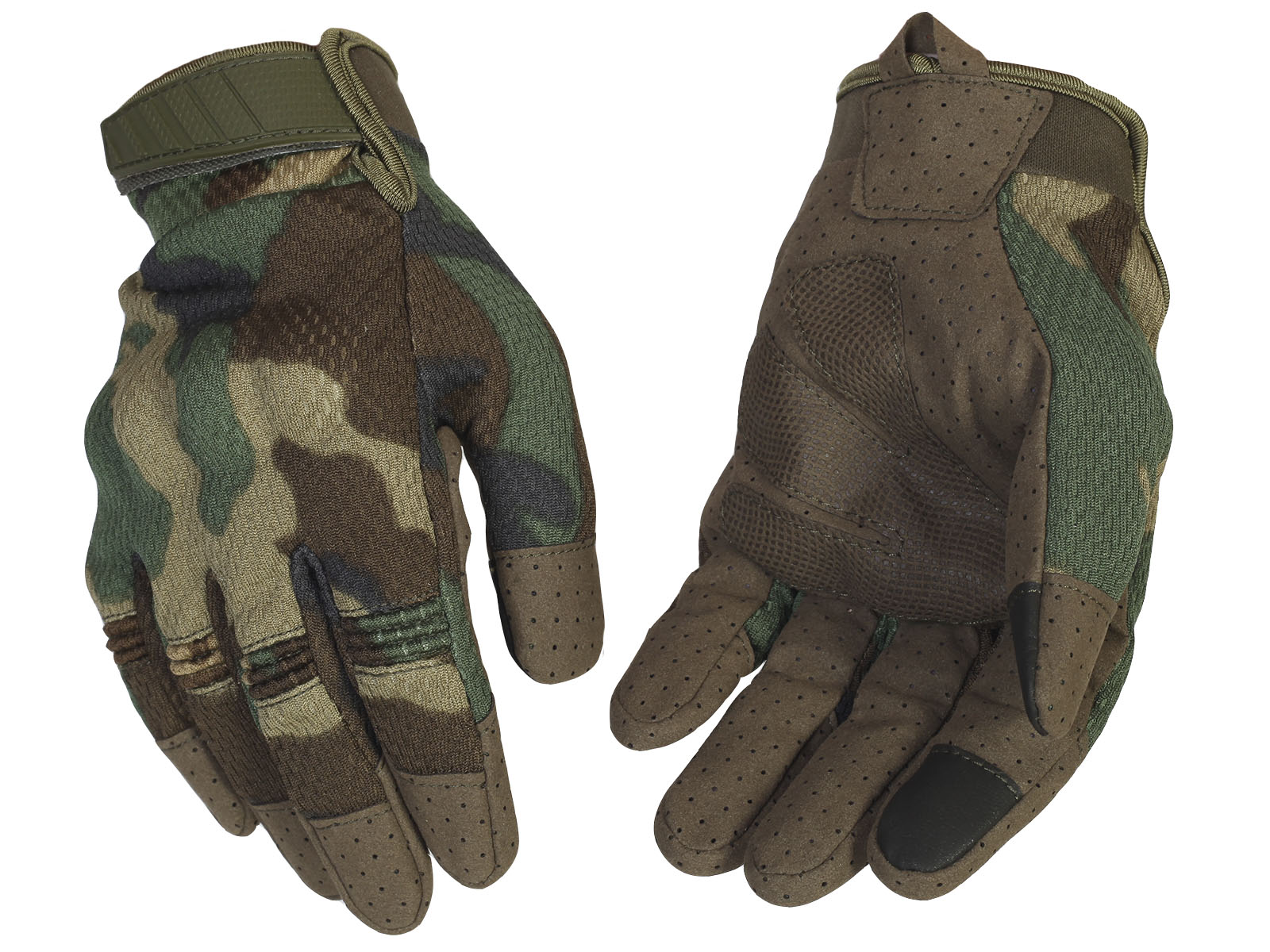 Камуфляжные армейские перчатки 
