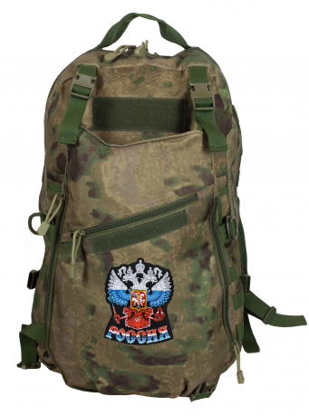 Рейдовый рюкзак камуфляж MultiCam A-TACS FG с эмблемой "Россия"  