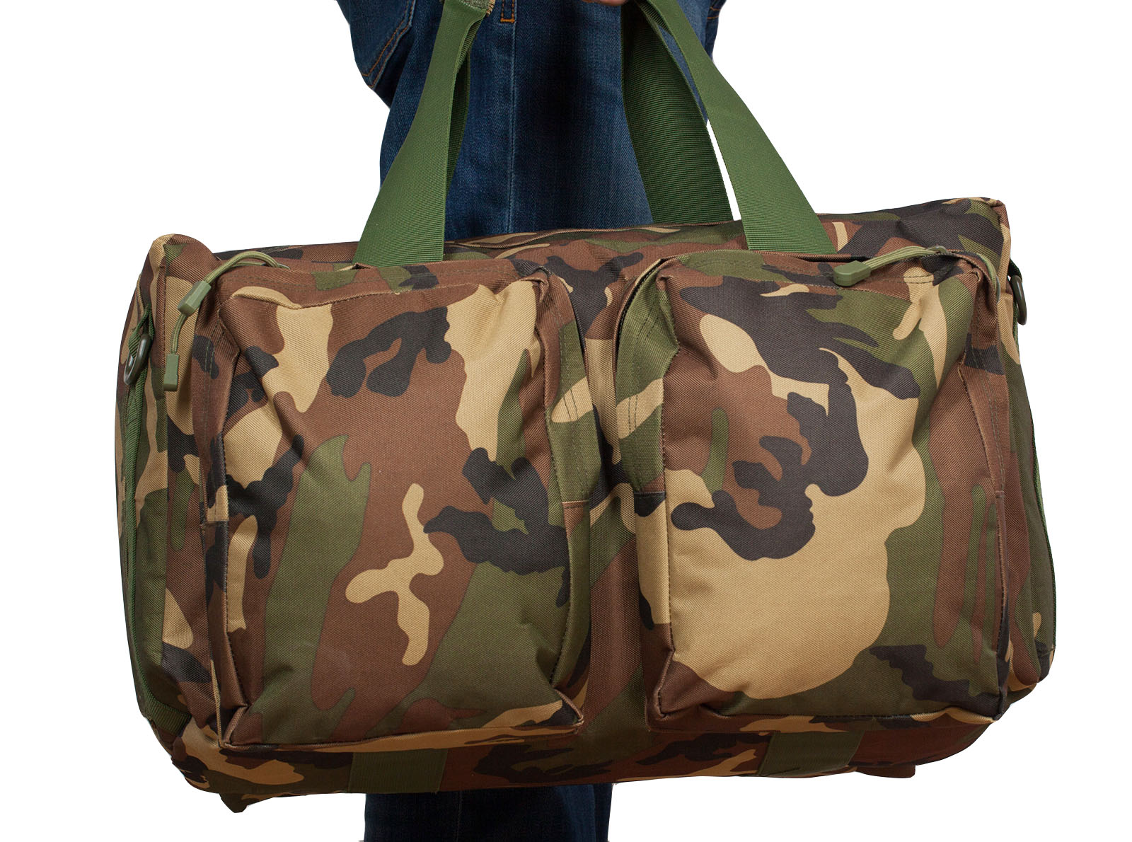 Военная дорожная сумка с нашивкой Лучший Рыбак 