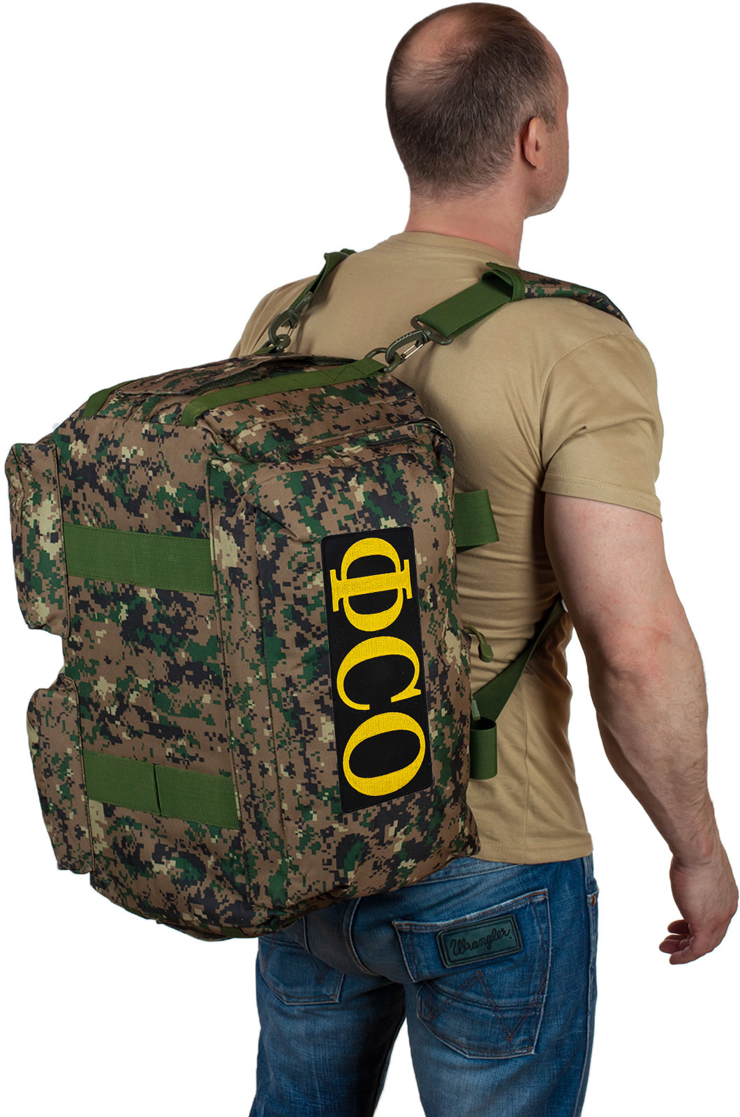 Армейская дорожная сумка с нашивкой ФСО 