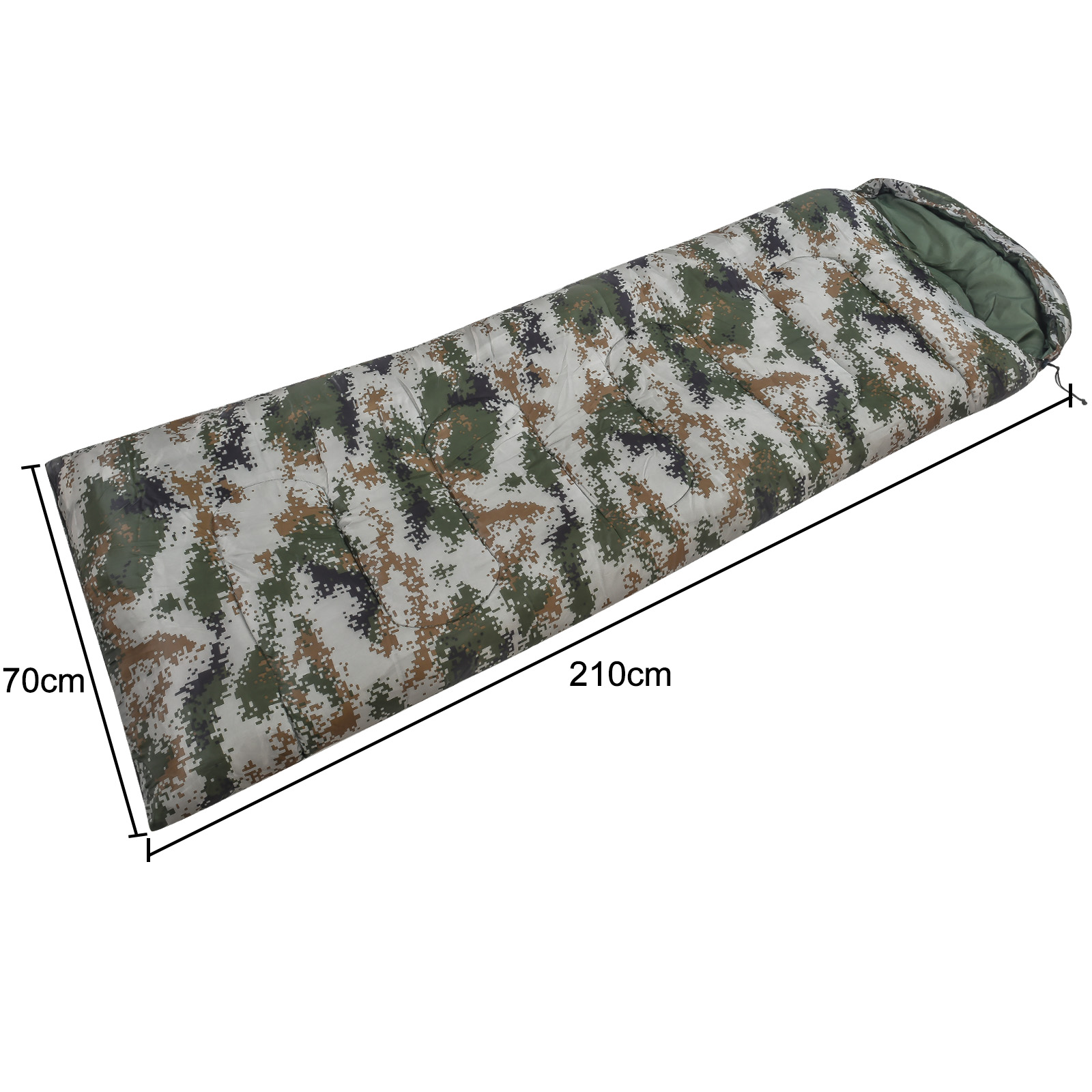 Зимний спальный мешок для военных и туристов (2.4 кг) 