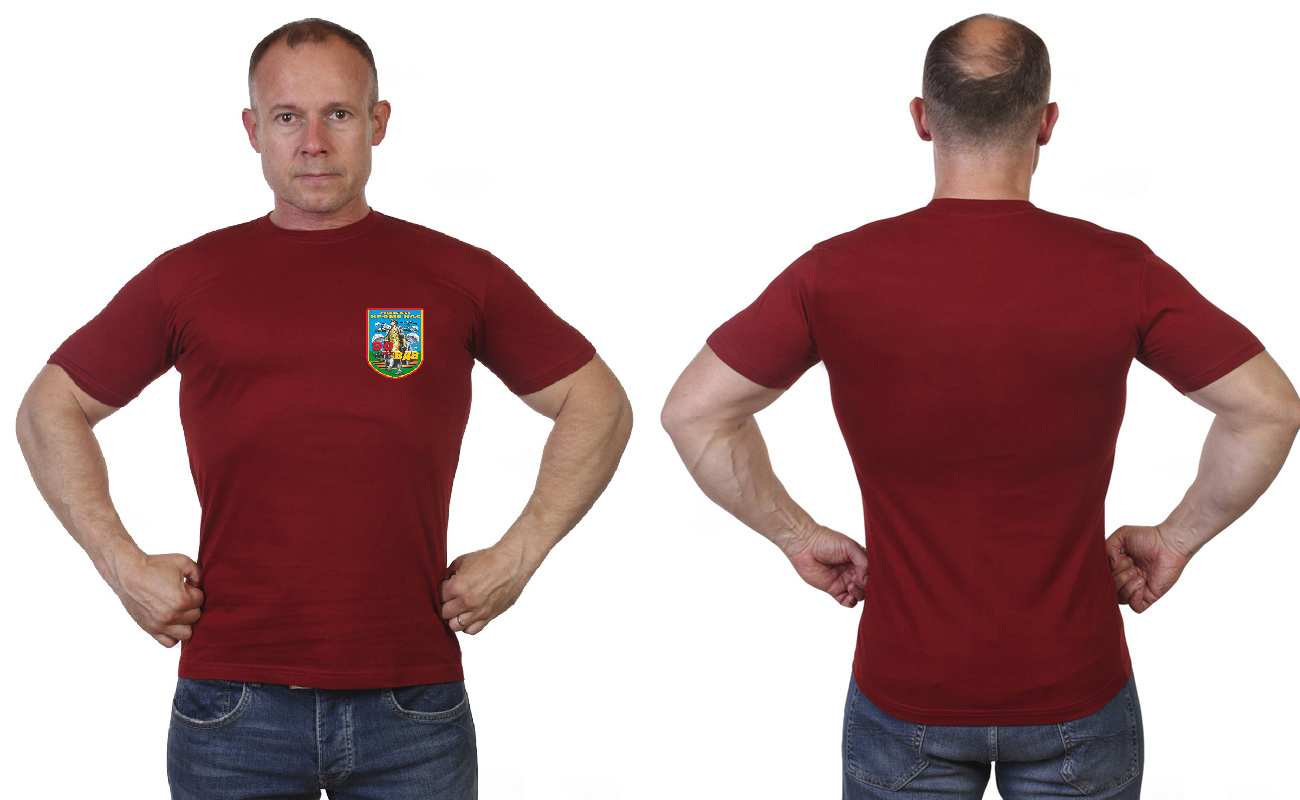 Краповая футболка «Юбилей ВДВ 90 лет» 