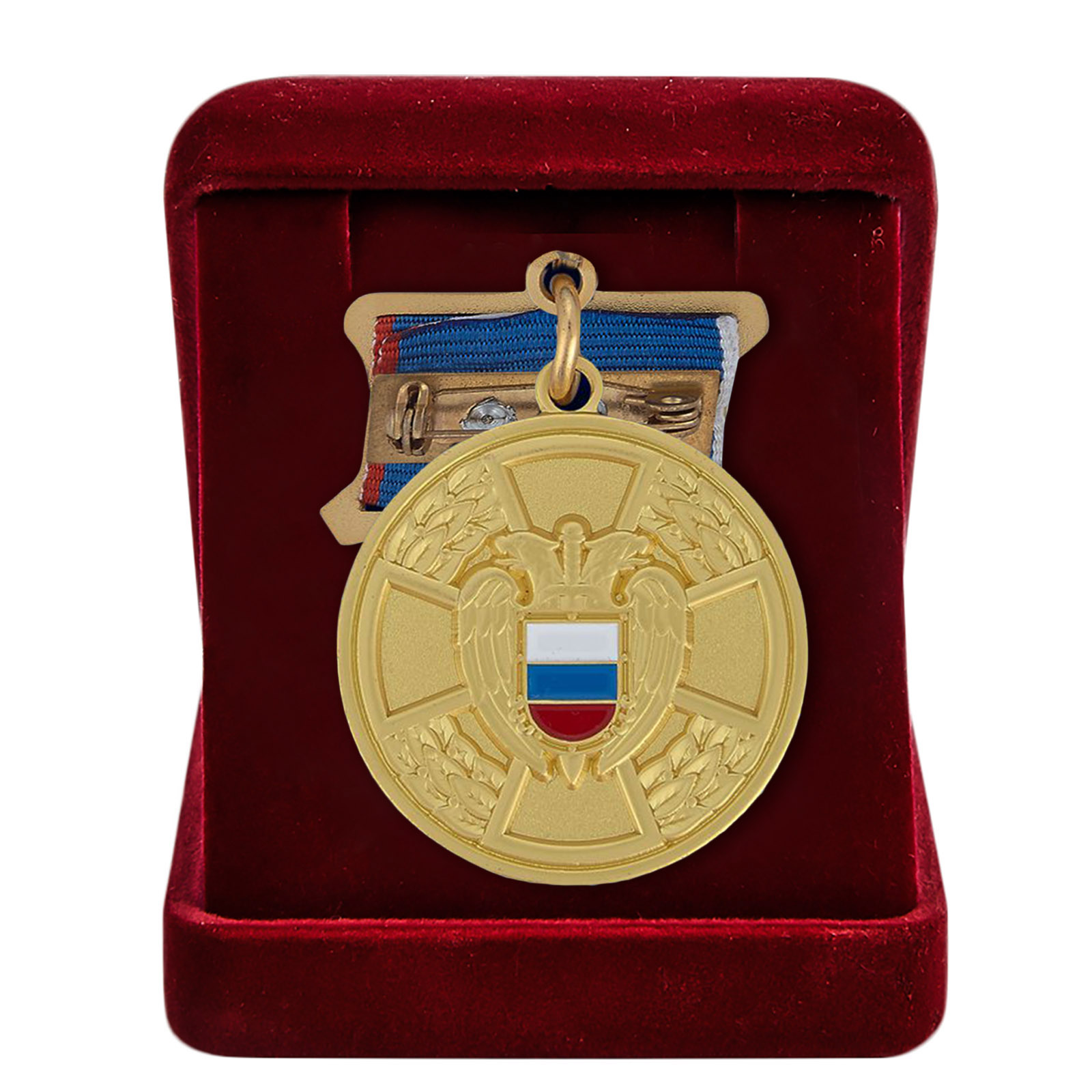Медаль ФСО РФ "За отличие в труде" в бархатном футляре 