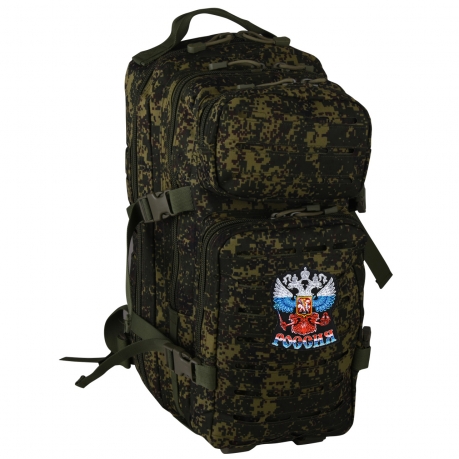 Компактный камуфляжный рюкзак с эмблемой "Россия"  