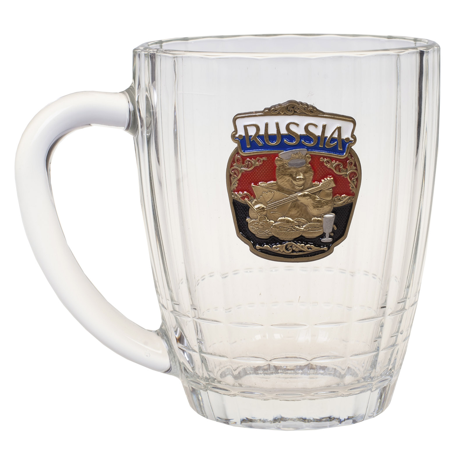 Пивная кружка с медведем "Russia" 