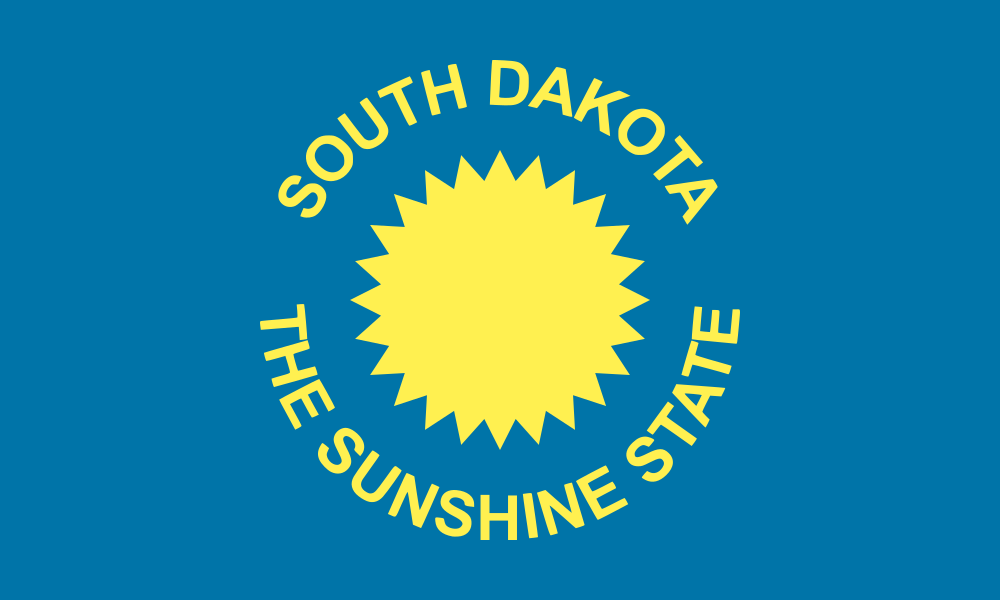 Флаг штата Южная Дакота (1909—1963)