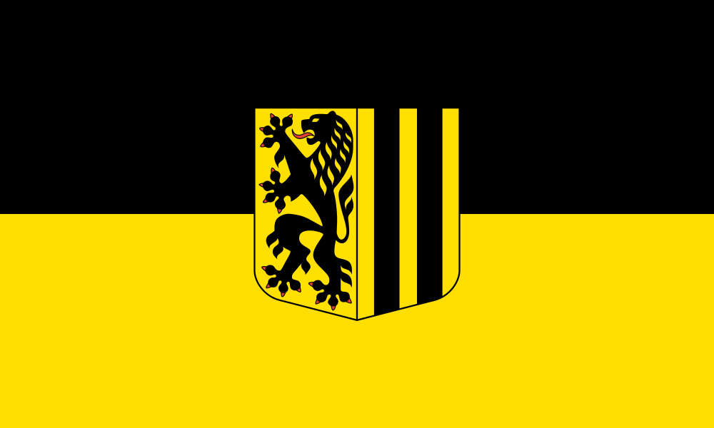 Флаг города Дрезден