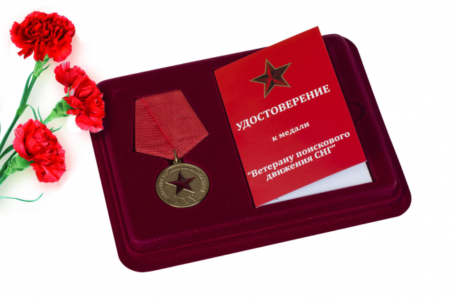 Медаль "Ветеран поискового движения СНГ" 