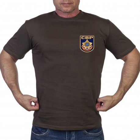 Оливковая футболка "Служба внешней разведки" 