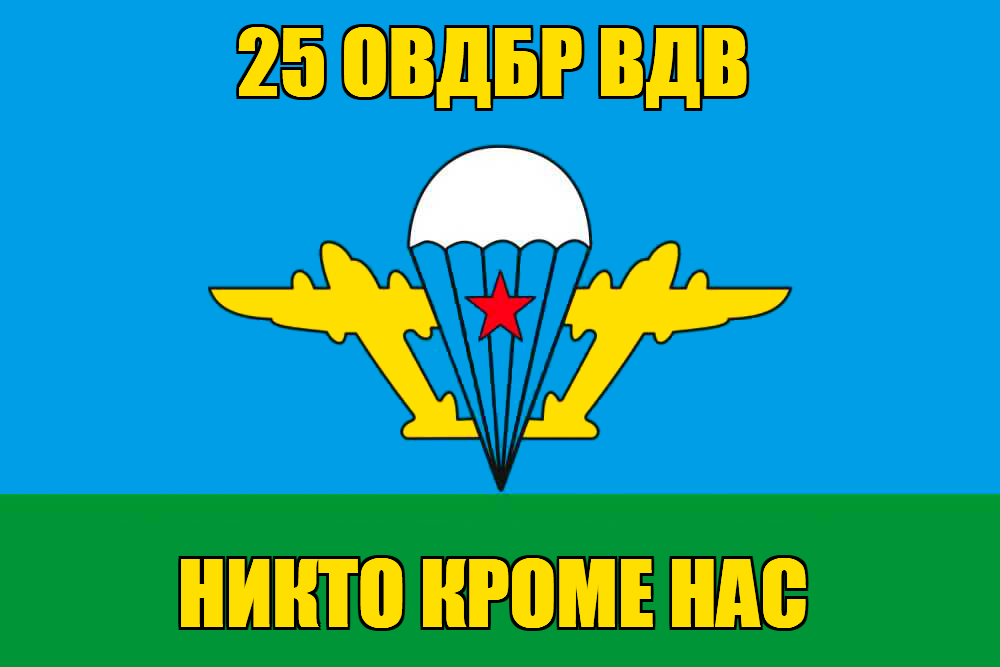 Флаг ВДВ 25 ОВДБр