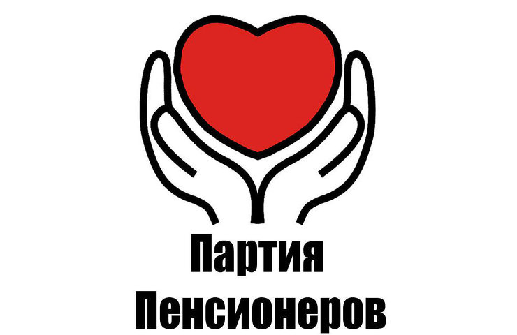 Флаг Российской партии пенсионеров за социальную справедливость
