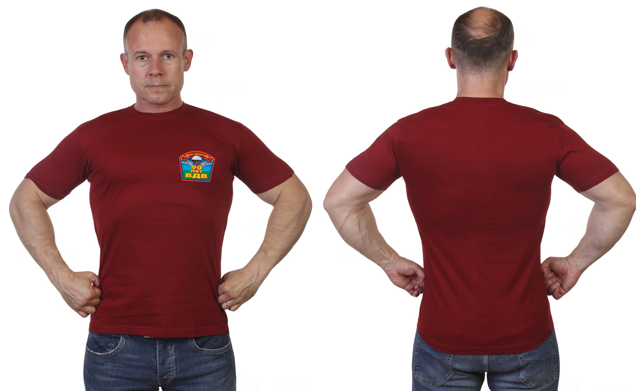 Мужская футболка «90 лет Воздушно-десантным войскам» 