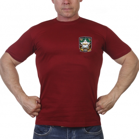 Краповая футболка "Звезда охотника" 