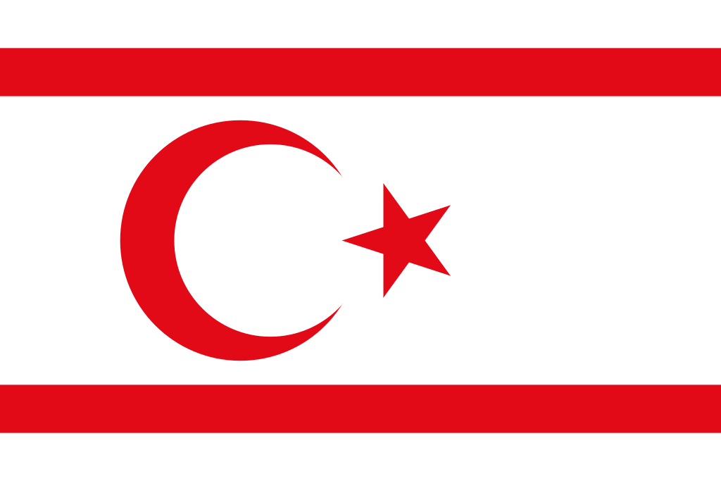 Флаг Турецкой Республики Северного Кипра