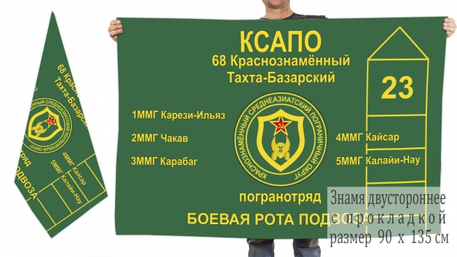 Флаг 68-го Тахта-Базарского погранотряда 