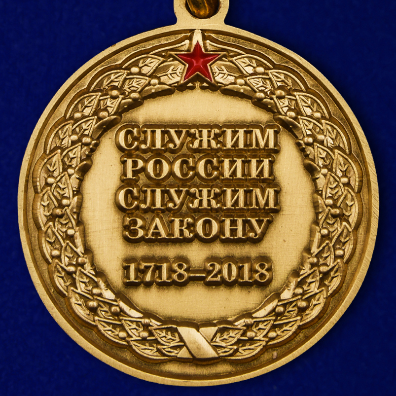 Юбилейная медаль "100 лет службе тыла МВД России" 