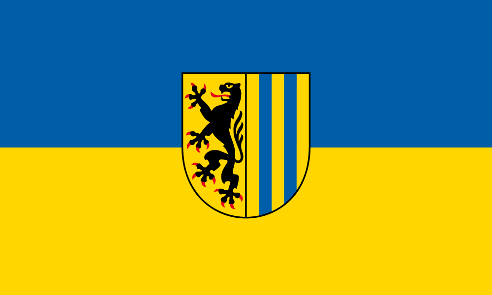 Флаг города Лейпциг