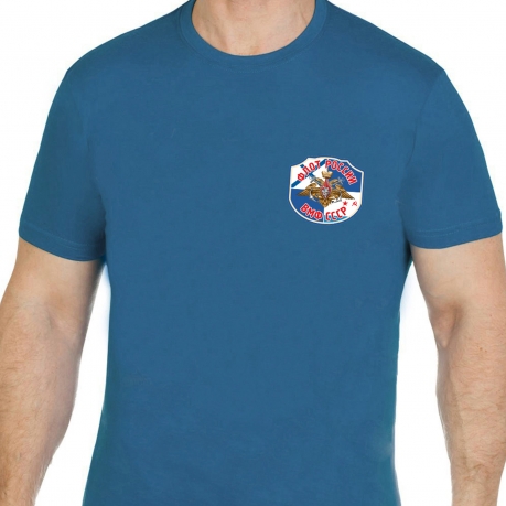 Синяя футболка "Военно-Морской флот" 